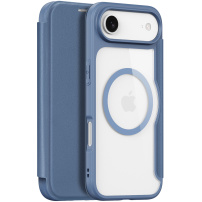 DUX DUCIS Skin X flipové puzdro s MagSafe pre iPhone Air - tmavomodré