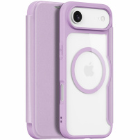DUX DUCIS Skin X flipové puzdro s MagSafe pre iPhone Air - fialové