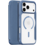 DUX DUCIS Skin X flipové puzdro s MagSafe pre iPhone 17 Pro Max - tmavo modré