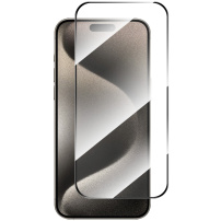 ENKAY tvrdené 2.5D sklo s čiernym rámčekom pre iPhone Air