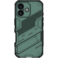 Odolný ochranný kryt so stojanom pre iPhone 17 - zelený