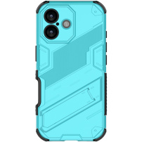 Odolný ochranný kryt so stojanom pre iPhone 17 - modrý