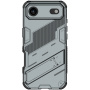 Odolný ochranný kryt so stojanom pre iPhone Air - sivý