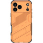 Odolný ochranný kryt so stojanom pre iPhone 17 Pro - oranžový