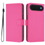Flipové puzdro z PU kože pre iPhone Air - fuchsiové