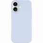 Matný kryt z mäkkého plastu pre iPhone 17 - svetlomodrý