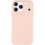 Matný kryt z mäkkého plastu pre iPhone 17 Pro - pieskovo ružový