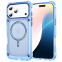 Odolný transparentný kryt s MagSafe pre iPhone 17 Pro - modrý