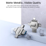 Yesido FL15 4v1 flash disk s konektormi USB-C / Lightning / USB-A / micro USB - 16GB - strieborný