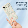 Ochranný kryt so vzorom kvetín pre iPhone Air - čierny