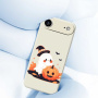Ochranný kryt so vzorom ducha s tekvicou pre iPhone Air - čierny