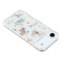 Trblietavý transparentný kryt pre iPhone Air - kvety