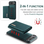 DG.Ming 2v1 kryt s odnímateľnou magnetickou peňaženkou pre iPhone Air - tmavo zelený
