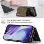 DG.Ming 2v1 kryt s odnímateľnou magnetickou peňaženkou pre iPhone 17 Pro / 18 Pro - kávový