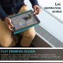 Nárazuvzdorné vodeodolné puzdro pre iPad 10,2" (2019-2021) - čierne