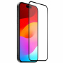 NORTHJO tvrdené 2.5D sklo s čiernym rámčekom pre iPhone 17