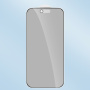 Rurihai tvrdené 2.5D Anti-Spy sklo s čiernym rámčekom pre iPhone Air