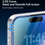 JOYROOM tvrdené 2.5D sklo s čiernym rámčekom pre iPhone 17 Pro Max