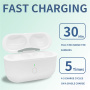 Náhradné nabíjacie puzdro s konektorom USB-C pre AirPods Pro 1 / 2 - biele