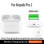 Náhradné nabíjacie puzdro s konektorom Lightning pre AirPods Pro 1 / 2 - biele