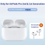 Náhradné nabíjacie puzdro s konektorom Lightning pre AirPods Pro 1 / 2 - biele