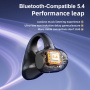 M88 Ear Clip bezdrôtové slúchadlá - čierna