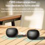 Yesido YSW33 mini bezdrôtový Bluetooth reproduktor - čierny