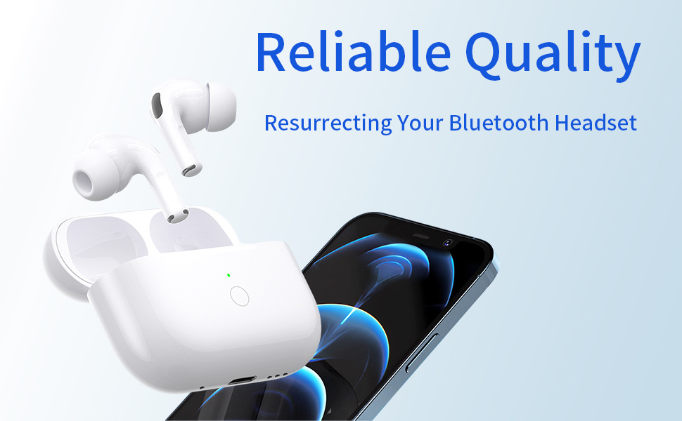 Náhradné nabíjacie puzdro s konektorom Lightning pre AirPods Pro 1 / 2 - biele
