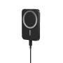 X16 magnetický držiak do auta do ventilačnej mriežky s bezdrôtovým nabíjaním pre iPhone - čierny