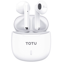 TOTUDESIGN BE-12 bezdrôtové slúchadlá - biela
