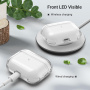 Transparentný obal s karabínou pre AirPods Pro 3 - číry