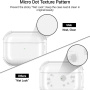 Transparentný obal s karabínou pre AirPods Pro 3 - modrý