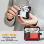 Super odolný obal s karabínou pre AirPods Pro 3 - tmavo zelený