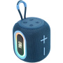 T&G TG664 bezdrôtový Bluetooth reproduktor s podsvietením - modrý