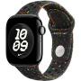 Originálne Apple športové pútko Nike pre Apple Watch 42mm / 41mm / 40mm / 38mm - S/M - Midnight Black