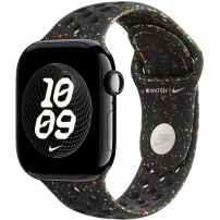 Originálne Apple športové pútko Nike pre Apple Watch 42mm / 41mm / 40mm / 38mm - S/M - Midnight Black