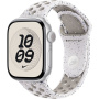 Originálne Apple športové remienok Nike pre Apple Watch 42mm / 41mm / 40mm / 38mm - S/M - Veiled Grey