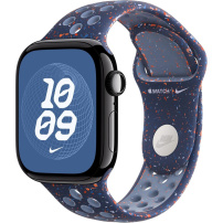 Originálne Apple športové pútko Nike pre Apple Watch 42mm / 41mm / 40mm / 38mm - M/L - Blue Ribbon