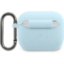 Lacoste Glossy Printing Logo silikónový obal pre AirPods 3 - modrý