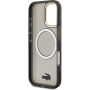 Lacoste Frosted Finish Gold Logo kryt s MagSafe pre iPhone 17 - sivý