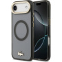 Lacoste Frosted Finish Gold Logo kryt s MagSafe pre iPhone Air - sivý