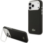 Lacoste Iconic Petit Pique Camera Stand kryt s MagSafe pre iPhone 17 Pro Max - čierny
