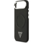Guess Triangle Logo kryt s MagSafe pre iPhone Air - čierny
