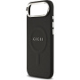 Guess Saffiano kryt s MagSafe pre iPhone Air - čierny