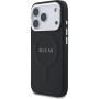 Guess Saffiano kryt s MagSafe pre iPhone 17 Pro - čierny