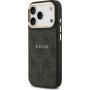 Guess 4G Gold Frame kryt s MagSafe pre iPhone 17 Pro - sivý