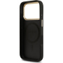 Guess 4G Gold Frame kryt s MagSafe pre iPhone 17 Pro - sivý