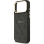 Guess 4G Gold Frame kryt s MagSafe pre iPhone 17 Pro Max - šedý