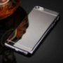 Zrkadlový ochranný kryt pre Apple iPhone 6 Plus / 6S Plus - sivý