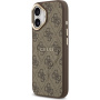Guess 4G Gold Frame kryt s MagSafe pre iPhone 17 - hnedý